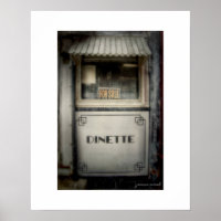 Crosser Diner Lisbon Ohio Poster Print
