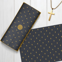 Crosses - Faux Mustard Gold on Graphite