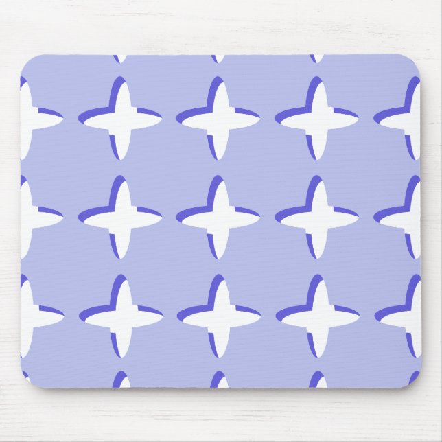 Crosses Pattern Mouse Pad (Front)