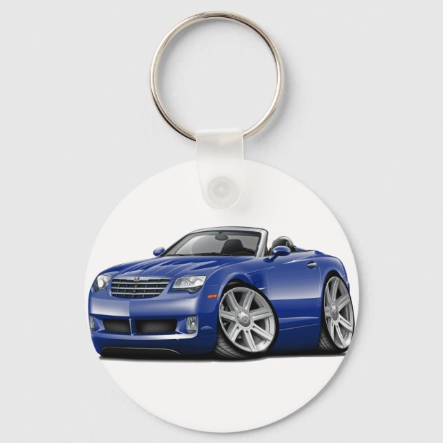Crossfire Blue Convertible Key Ring (Front)