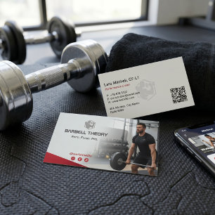 CrossFit Coach Business Minimalist Fitness Card