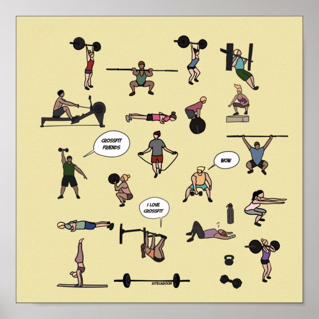 Crossfit, crossfit friends poster (Front)