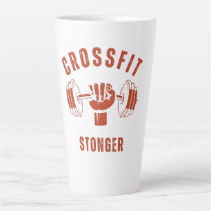 CrossFit Stronger--Power & Strength Mindset Latte Mug