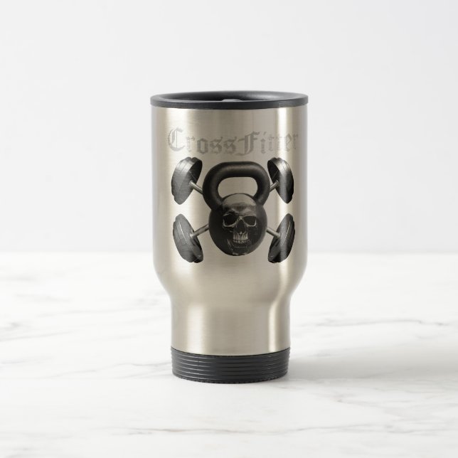 CrossFitter Coffee Travel Mug (Center)