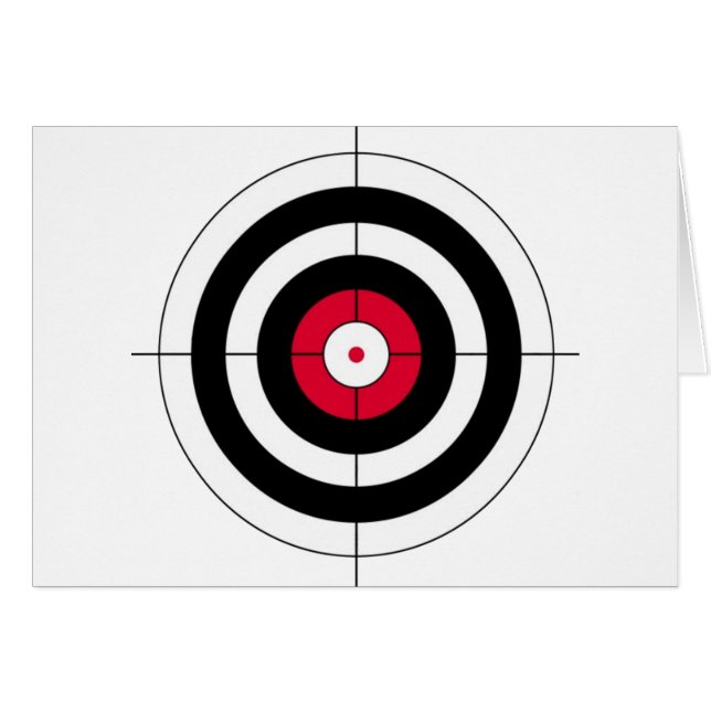 Crosshairs BullsEYE Target (Front Horizontal)
