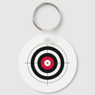 Crosshairs BullsEYE Target Key Ring