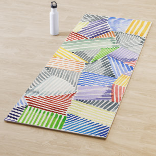 Crosshatch Quilt I Yoga Mat