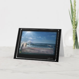 Crossing, a blank card