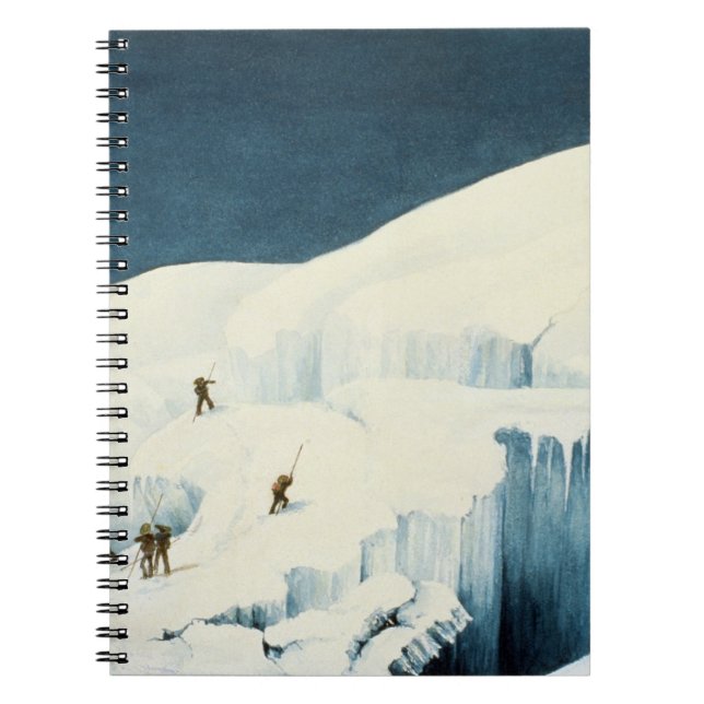 Crossing a Ravine, from 'A Narrative of an Ascent Spiral Notebook (Front)