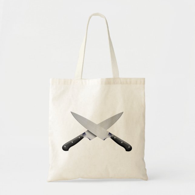 crossing chef knives tote bag (Front)