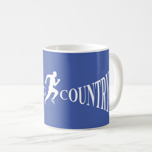 Crossing country coffee mug (Front Right)