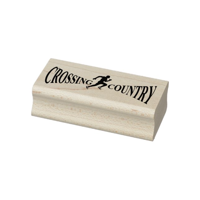 Crossing country rubber stamp (Stamp)
