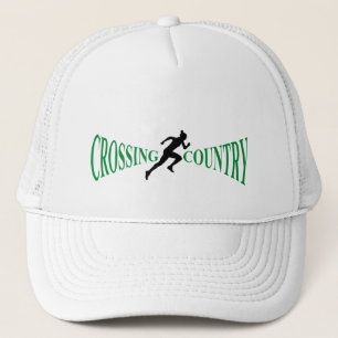 Crossing country trucker hat