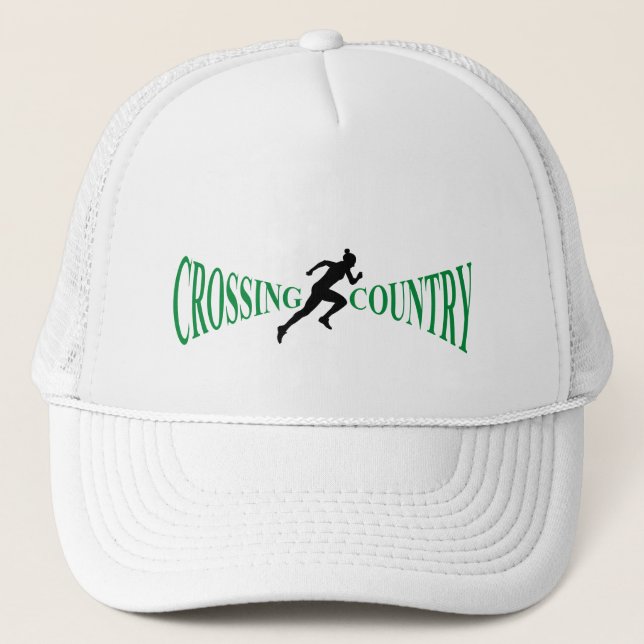 Crossing country trucker hat (Front)