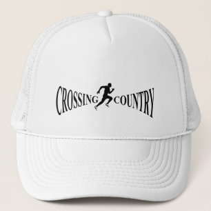 Crossing country trucker hat