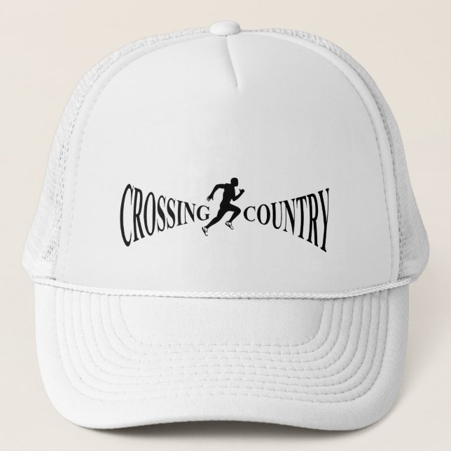 Crossing country trucker hat (Front)