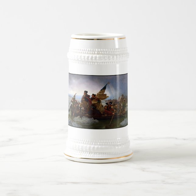 Crossing Delaware 1776: General George Washington Beer Stein (Center)
