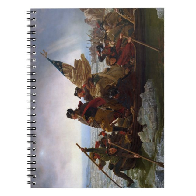 Crossing Delaware 1776: General George Washington Notebook (Front)