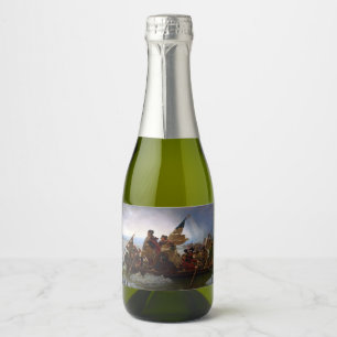 Crossing Delaware 1776: General George Washington Sparkling Wine Label