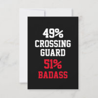 Crossing Guard Badass Card
