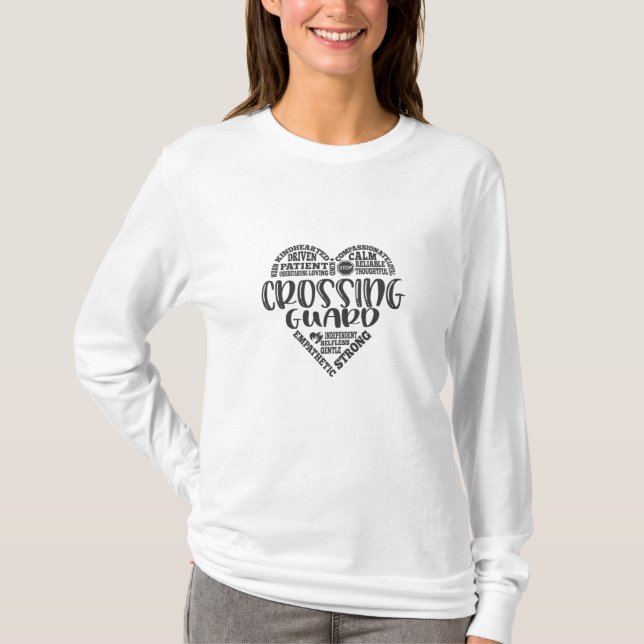 Crossing guard, school crossing guard T-Shirt (Front)