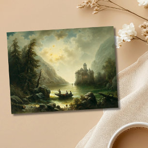 Crossing in a Moonlit Night – Albert Rieger Postcard