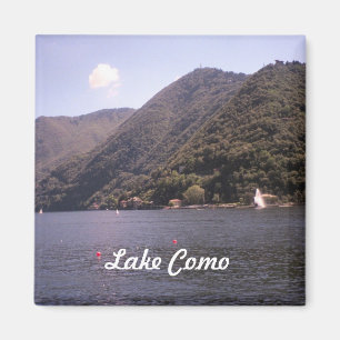 Crossing Lake Como Magnet