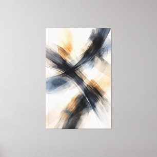 Crossing Planes in Quiet Tension Canvas Print