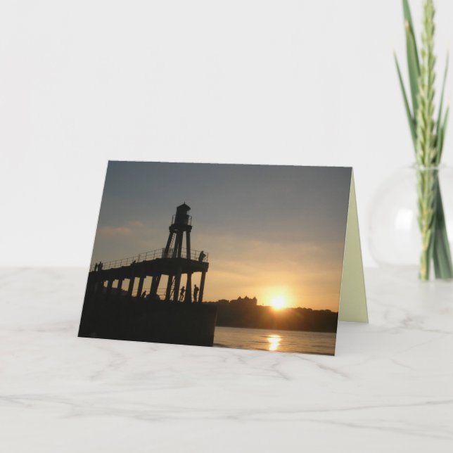 Crossing the Bar Poetry Card (Front)