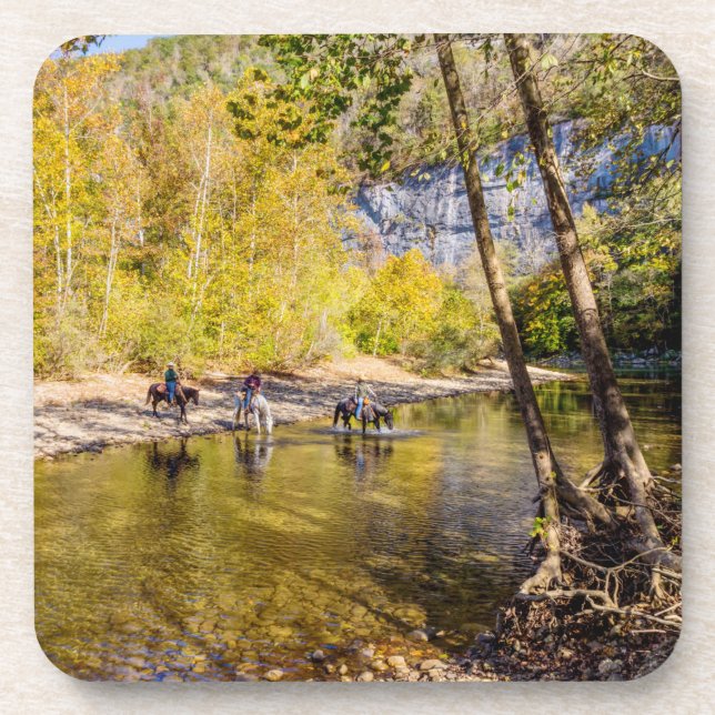 Crossing The Buffalo River Coaster Set (Front)