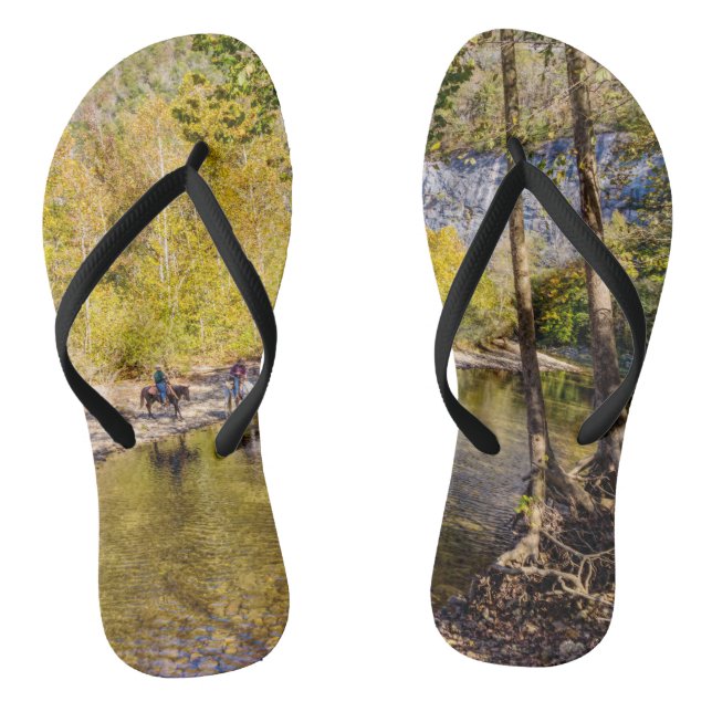 Crossing The Buffalo River Jandals (Footbed)