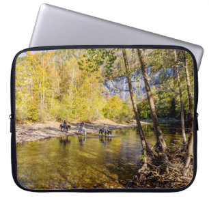 Crossing The Buffalo River Laptop Sleeve 15"
