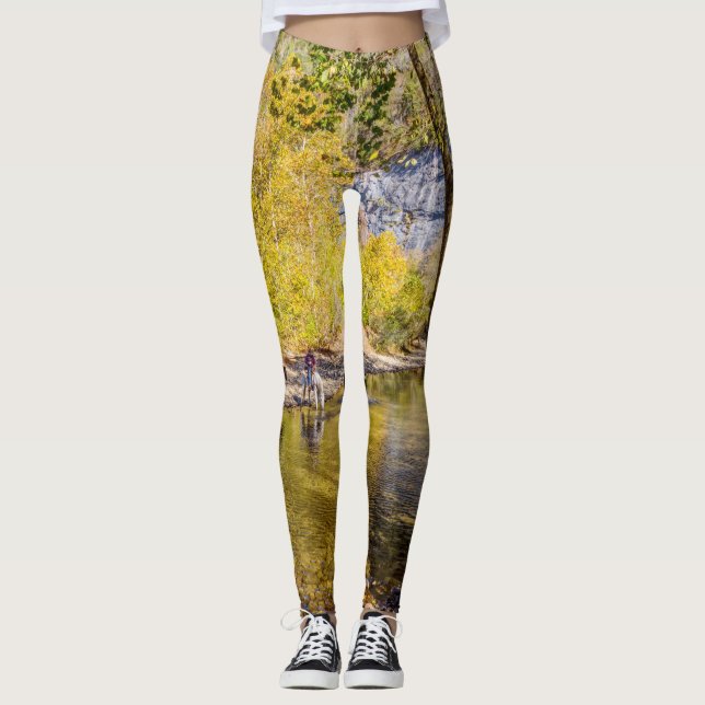 Crossing The Buffalo River Leggings (Front)
