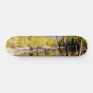 Crossing The Buffalo River Skateboard Deck