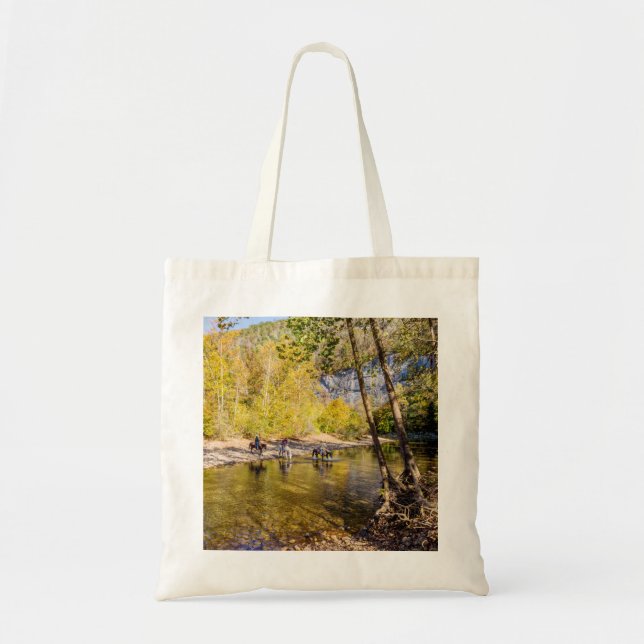 Crossing The Buffalo River Tote Bag (Front)
