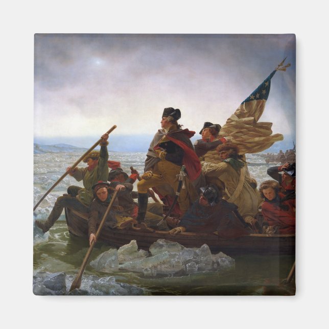 Crossing the Delaware River, George Washington Magnet (Front)