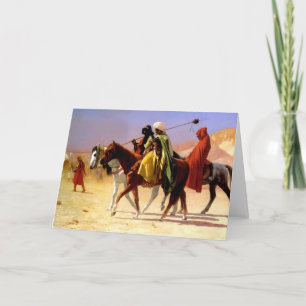 Crossing the desert holiday card