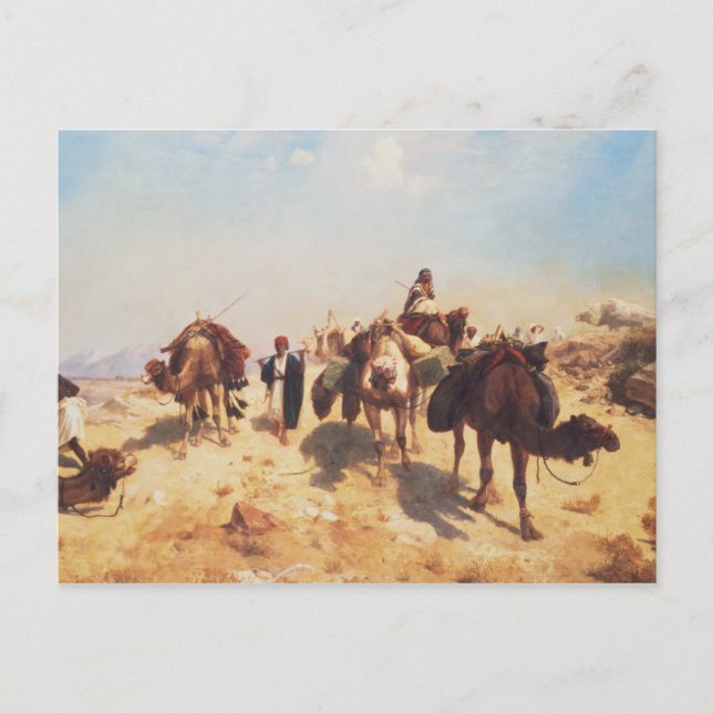 Crossing the Desert Postcard (Front)