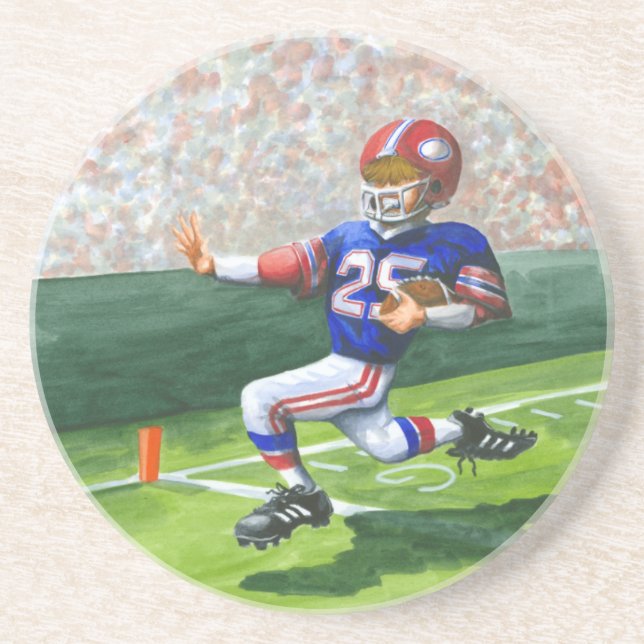 Crossing the Goal Line for a Touchdown Coaster (Front)