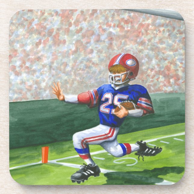 Crossing the Goal Line for a Touchdown Coaster (Front)