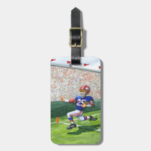 Crossing the Goal Line for a Touchdown Luggage Tag