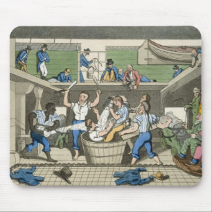 Crossing the Line, plate from 'The Adventures of J Mouse Pad