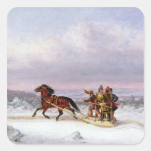 Crossing the St. Lawrence Square Sticker