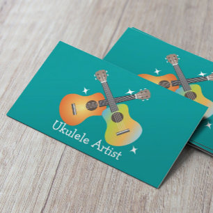 Crossing Ukes Ukulele Artist Business Card