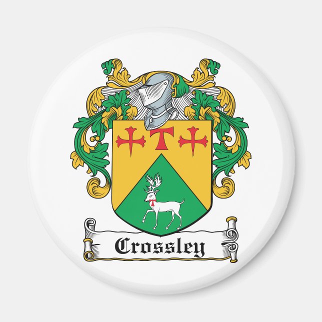Crossley Family Crest Magnet (Front)