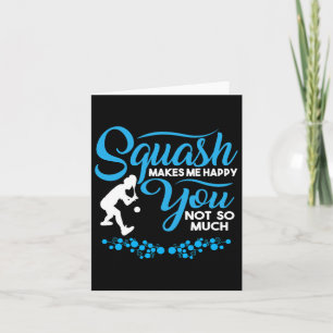 Crossminton Racquetball Speed Badminton Player Squ Card