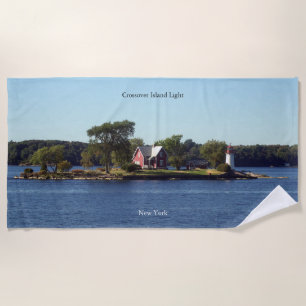 Crossover Island Light beach towel