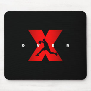 Crossover X over Basketball Apparel - Basketball Mouse Pad