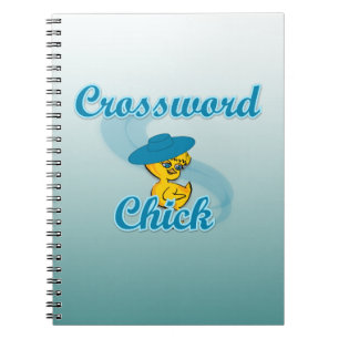 Crossword Chick #3 Spiral Notebook