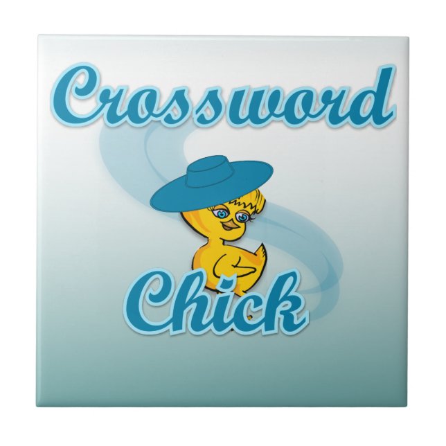 Crossword Chick #3 Tile (Front)